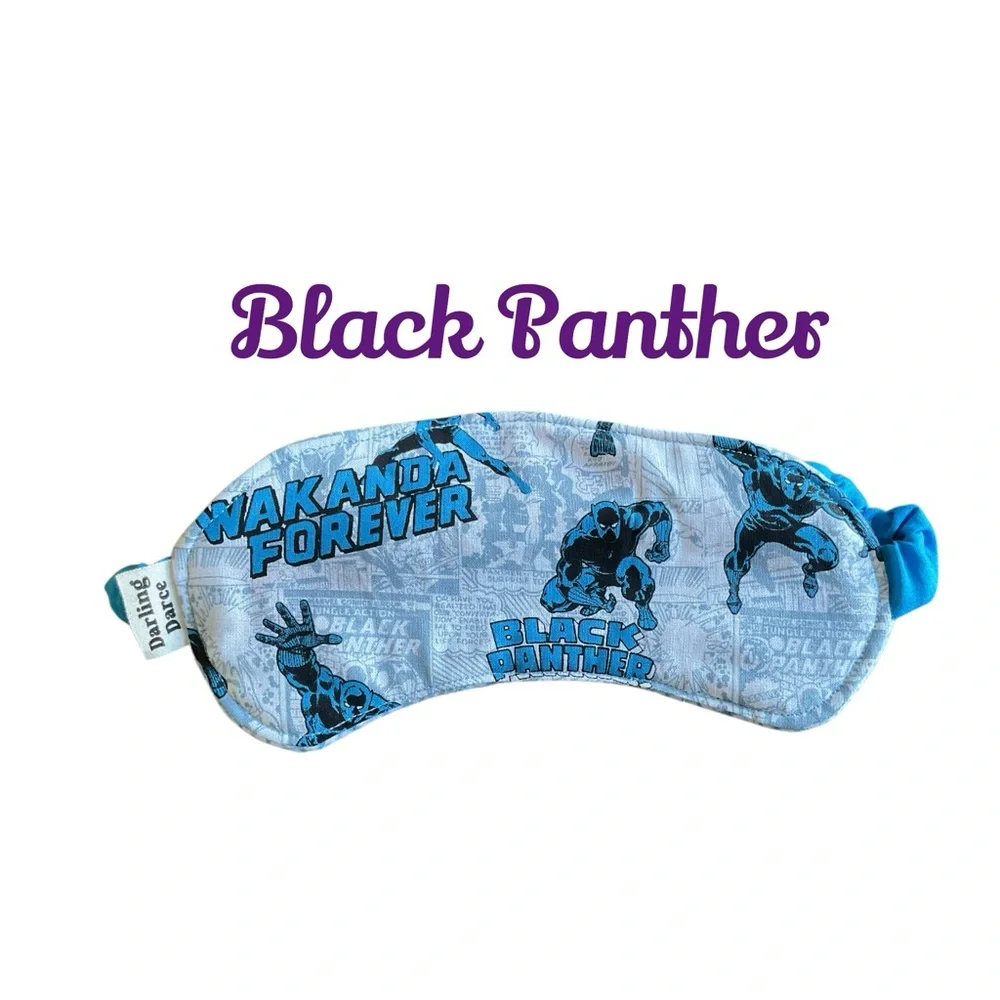 Marvel Avengers Black Panther Kids Sleep Mask - Blue